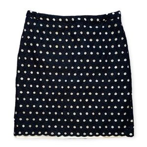 LOFT Eyelet Lace Overlay Pencil Skirt
